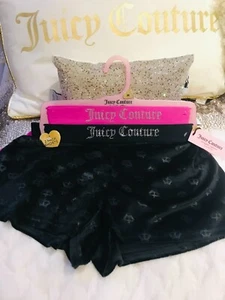 NEU JUICY COUTURE VELOURS SCHLAFSHORTS GRÖSSE MEDIUM UVP 36 $ - Bild 1 von 4