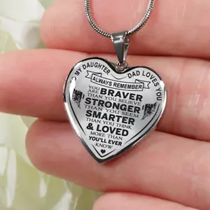 Regalo da papà a figlia - Collana cuore sentimento ricordo cuore bambina - Foto 1 di 7