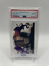 2002 Pacific Crown Royale - Rick Nash - Purple RC /799 - PSA 10 POP 4!