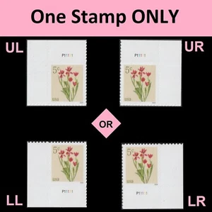 US 5900 Flowers Red Tulips 5c plate single MNH 2024 - Picture 1 of 1