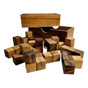 The Procrastinator Wood Puzzle - 20 Different Challenges - Picture 1 of 5