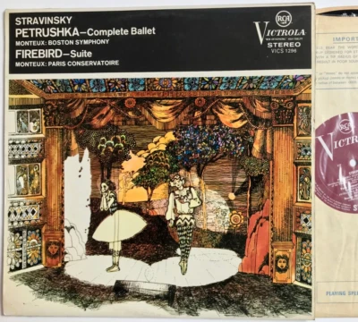 VICS 1296 Stravinsky Petrushka Ballet Firebird Suite Monteux RCA Decca Stereo - Image 1 of 4