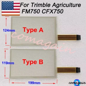 Touch Screen 2 sizes For Trimble agriculture FM750 and case IH FM-750 CFX750 - Picture 1 of 13