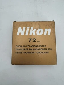 Original Nikon 72mm Circular Polarisation Filter Original OEM in Box - Bild 1 von 4