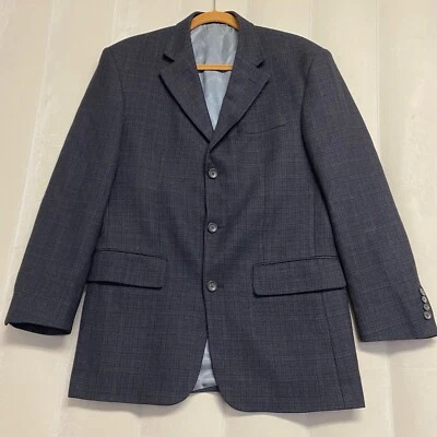 Oscar de la Renta 男式西装外套运动外套 40R 码 100% 羊毛 — 第 1/4 张图片