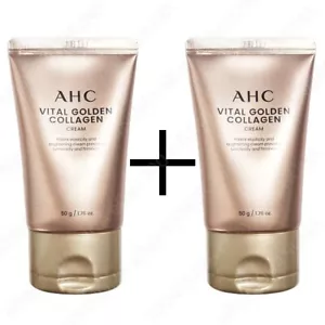 AHC Vital Golden Collagen Cream 50g 2P Anti Wrinkle Nourishing Skin Care Korean - Picture 1 of 3
