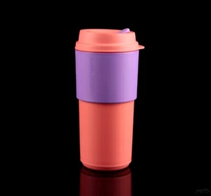 Tupperware EcoEasy tazza caffè permanente 490 ml albicocca viola - Foto 1 di 2