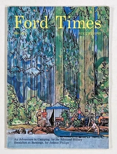 1963 Aug FORD TIMES Sir Edmund Hilary QUEBEC FISHING VILLAGES San Juan Islands - Picture 1 of 4