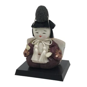 Japanese Hina Doll Ningyo Shichou Man Servant Vtg Girls Day Silk Kimekomi ID635 - Picture 1 of 10