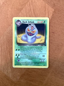 Dunkles Arbok 19/82 Team Rocket Englisch Pokemon Karte TCG - Bild 1 von 2
