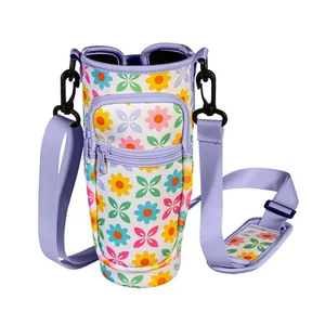 Polka Flowers Canyon Cup Carrier - Picture 1 of 2