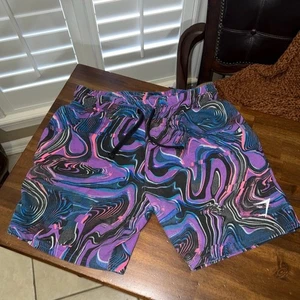 Gymshark Herren Marble Shorts Gr. S - Bild 1 von 5