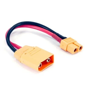 Etronix Female XT-60 To Male XT90 Plug Connector Adaptor ET0842XT90 XT60 Lead - Picture 1 of 2