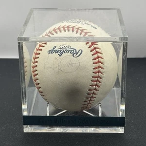 Kevin Millwood Odalis Perez MLB Game League Baseball IP Faded Autographed Ball - Picture 1 of 14