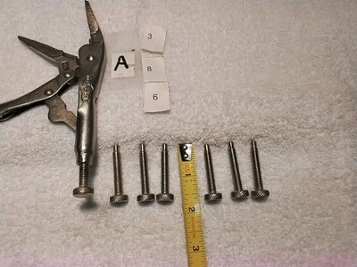 6pc VISE GRIP REPLACEMENT SCREWS ORIGINAL REPLACEMENT SCREWS USA 🇺🇸 - Image 1 of 4