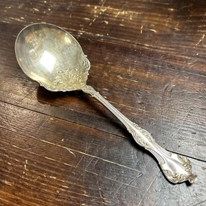 Rogers & Bros. Star A1 CREST 1906 Serving Spoon, Art Nouveau, Silver Plated - Picture 1 of 9