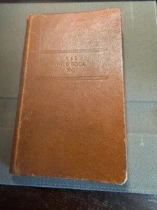 K&E Field Book 360 A Vintage Surveying Grid Notebook Journal Curve Tables - Picture 1 of 10