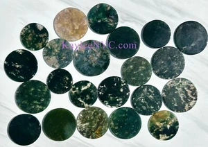 Wholesale Lot 1 Lb Natural Moss Agate Slab Crystal Nice Quality Healing - Picture 1 of 11