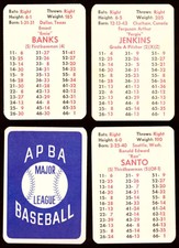 1971 APBA Original Season w/ XB - CHICAGO CUBS Team Set