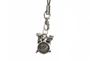 Schlagzeug Handyanhänger Miniblings Handyschmuck Musik Musikinstrument silber - Picture 1 of 6