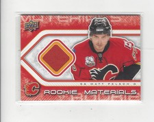 2009-10 Upper Deck Rookie Materials Matt Pelech JERSEY Flames