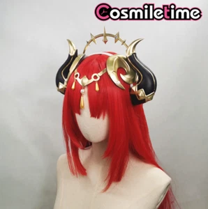 Anime Genshin Impact Nilou Cosplay Devil Cosplay Horns Hair Accessory Headdress - Picture 1 of 4
