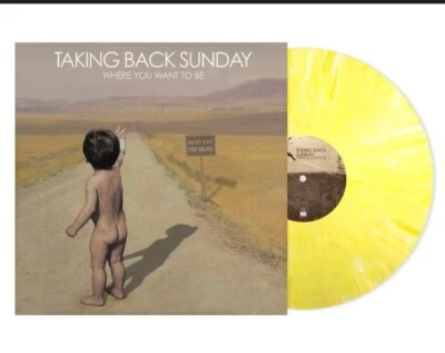 Taking Back Sunday Where You Want To Be Yellow Marble Vinyl x/500 New Sealed - Image 1 of 4