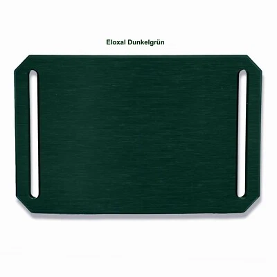 CRIOS Unisex Gürtel Aluminiumschnalle Grün Personalisierung 40 mm Grün Gurtband - Bild 1 von 3