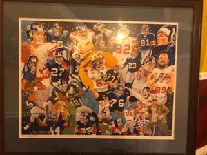 NY "SUPER" GIANTS 2008 SUPERBOWL 42 FRAMED ARTIST PROOF 25.5"X31.5" STAN KOTZEN - Picture 1 of 5