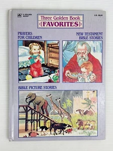 VTG 1974 A Golden Book: THREE GOLDEN BOOK FAVORITES: Bible Prayers for Children - Picture 1 of 7