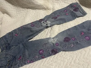 BONGO girls distressed jeans slim size small - Picture 1 of 6