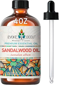 Sandalwood Essential Oils 4 Fl Oz, 100% Pure and Natural Skin Care, Diffuser - Picture 1 of 45