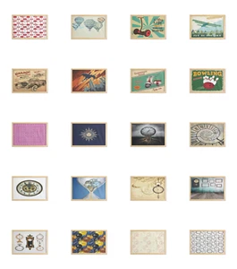 Ambesonne Vintage Themed Wall Art with Wide Frame for Bathrooms Living Room - Picture 1 of 123