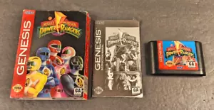 Mighty Morphin Power Rangers (Sega Genesis) VERSIÓN COMPLETA DE CARTÓN EN CAJA - Imagen 1 de 4