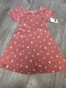 SO Girls Puffy Sleeve Skater Dress Size S - Picture 1 of 10