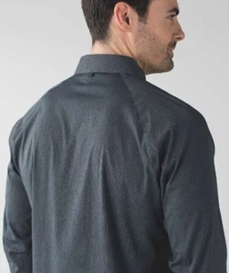 Lululemon Bonded Voyage Shirt Men’s XL Heathered Black Long Sleeve NWTs - Picture 1 of 12