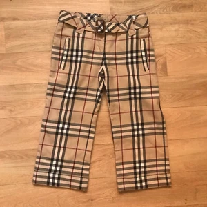 Burberry pants nova check AUTHENTIC Trouser kids girl cotton size 5Y 110CM - Picture 1 of 12
