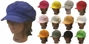 Cappello da guida 100% cotone Applejack Newsboy Cabbie Gatsby golf - Foto 1 di 20