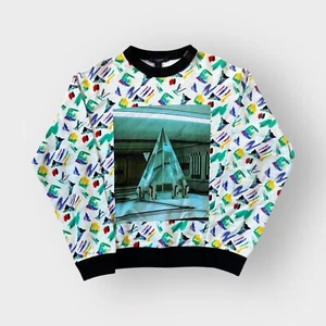 Authentic Louis Vuitton Sweatshirt Geometric Print Paint Monogram size S - Picture 1 of 13