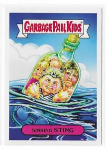 2017 Topps GPK Garbage Pail Kids Battle of The Bands Sinking Sting 2a NM - Picture 1 of 2