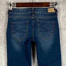 Aeropostale womens skinny denim jegging size 00 Short stretch med wash
