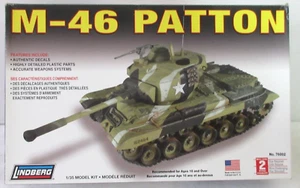 Lindberg 76002 Plastikmodellbausatz im Maßstab 1:35 M-46 Patton Tank - Bild 1 von 2