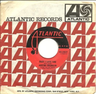 Aretha Franklin-Baby I Love You/Going Down Slow(IMP)-45 RPM-7"-single-soul-vinyl - Image 1 of 3