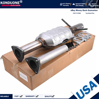 Convertidor catalítico trasero para Chevrolet S10 1996-2003 GMC Sonoma Isuzu L4 2,2 L EE. UU. Foto 1 de 4