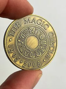 THE MAGIC CIRCLE 1905~2005 MEDAILLON~DAVID DEVANT/STERNZEICHEN~CONJURING/TRICKS - Bild 1 von 4