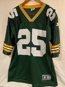 VINTAGE GREEN BAY PACKERS DORSEY LEVENS TRIKOT # 25 STARTER GR. 48 NEUWERTIG! - Bild 1 von 11
