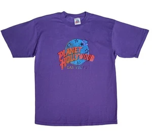 Planet Hollywood Las Vegas T-Shirt Kurzarm Rundhals Lila Herren XL - Bild 1 von 8