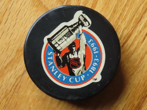 STANLEY CUP 1893-1993 GAME Commissioner GIL STEIN Puck GRETZKY LEMIEUX BOURQUE Cover