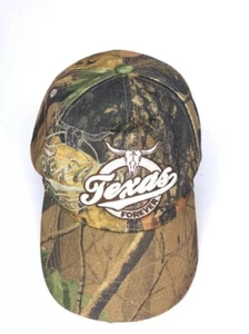 Texas Forever Camoflauge Hunting Hat Cap Outdoors Hat c7 - Picture 1 of 6