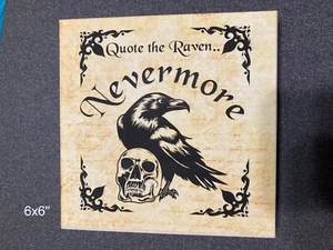 Never more Raven Decor & T-Shirt - Picture 1 of 3